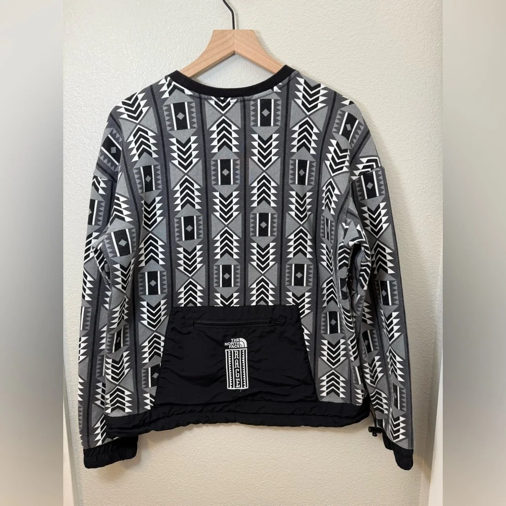 The North Face ‘92 Rage Fleece Crew Sweat White Print Small